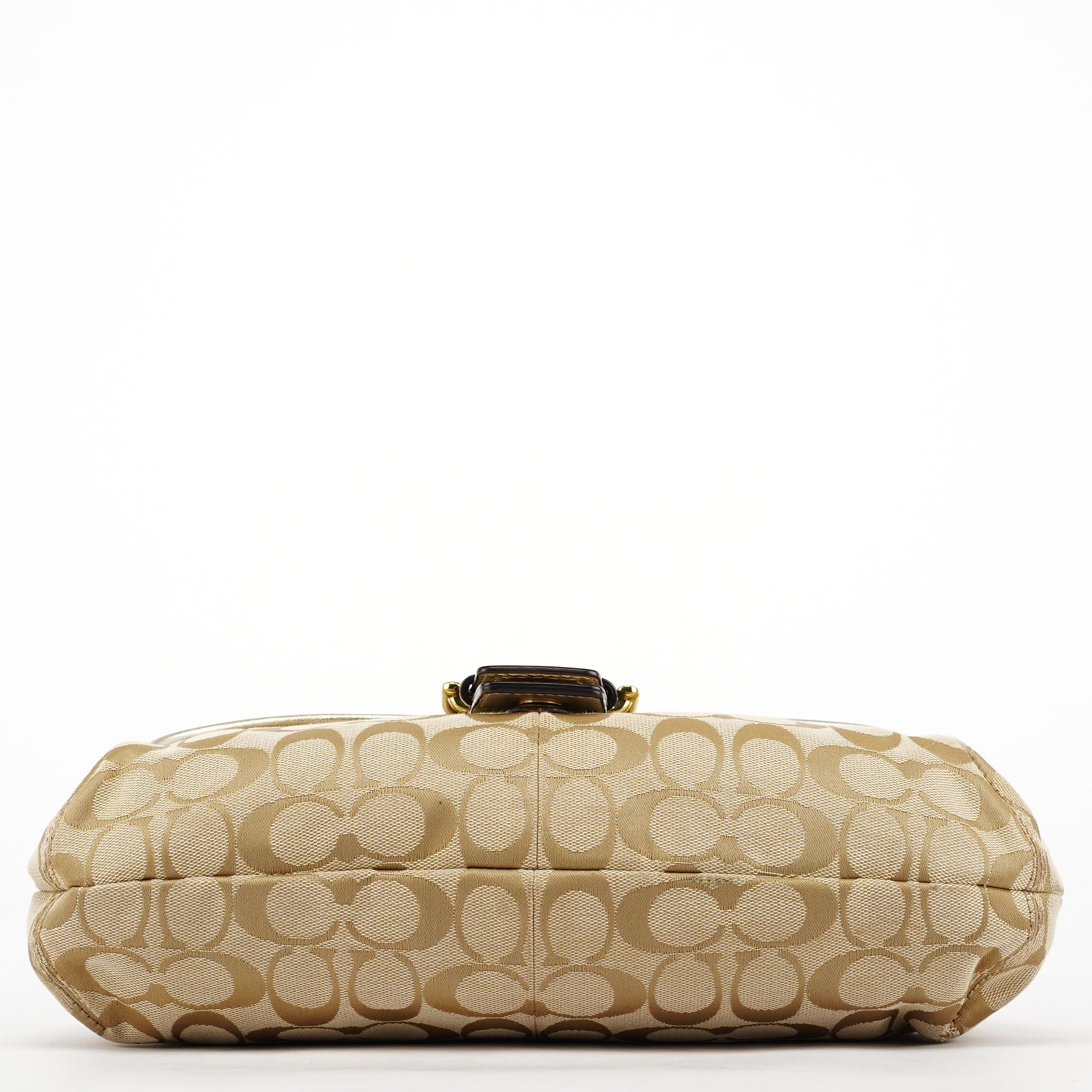Beige Signature Soho Shoulder Bag