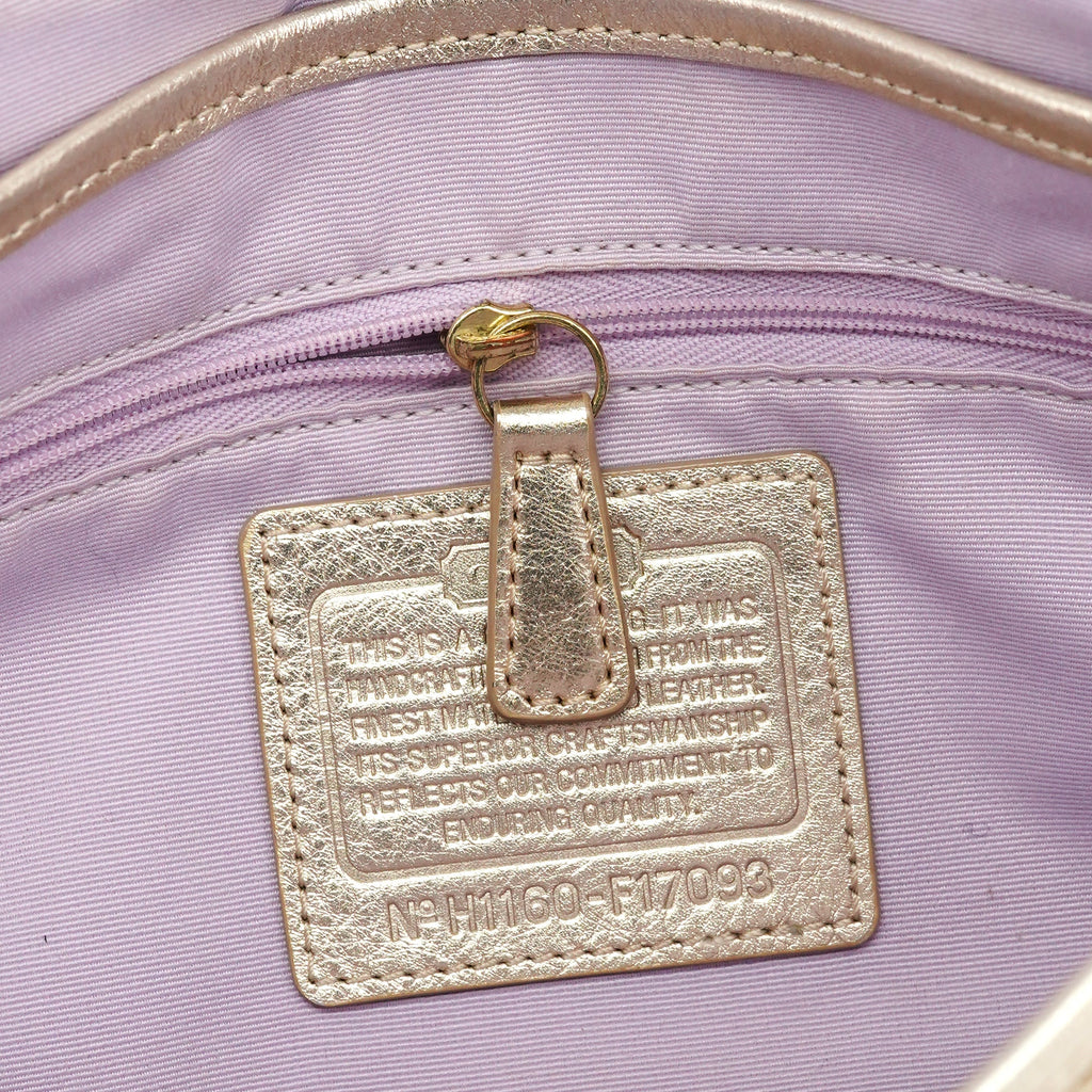 Beige Signature Soho Shoulder Bag