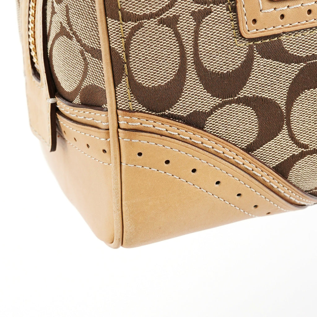 Beige Tan Signature Tote Bag