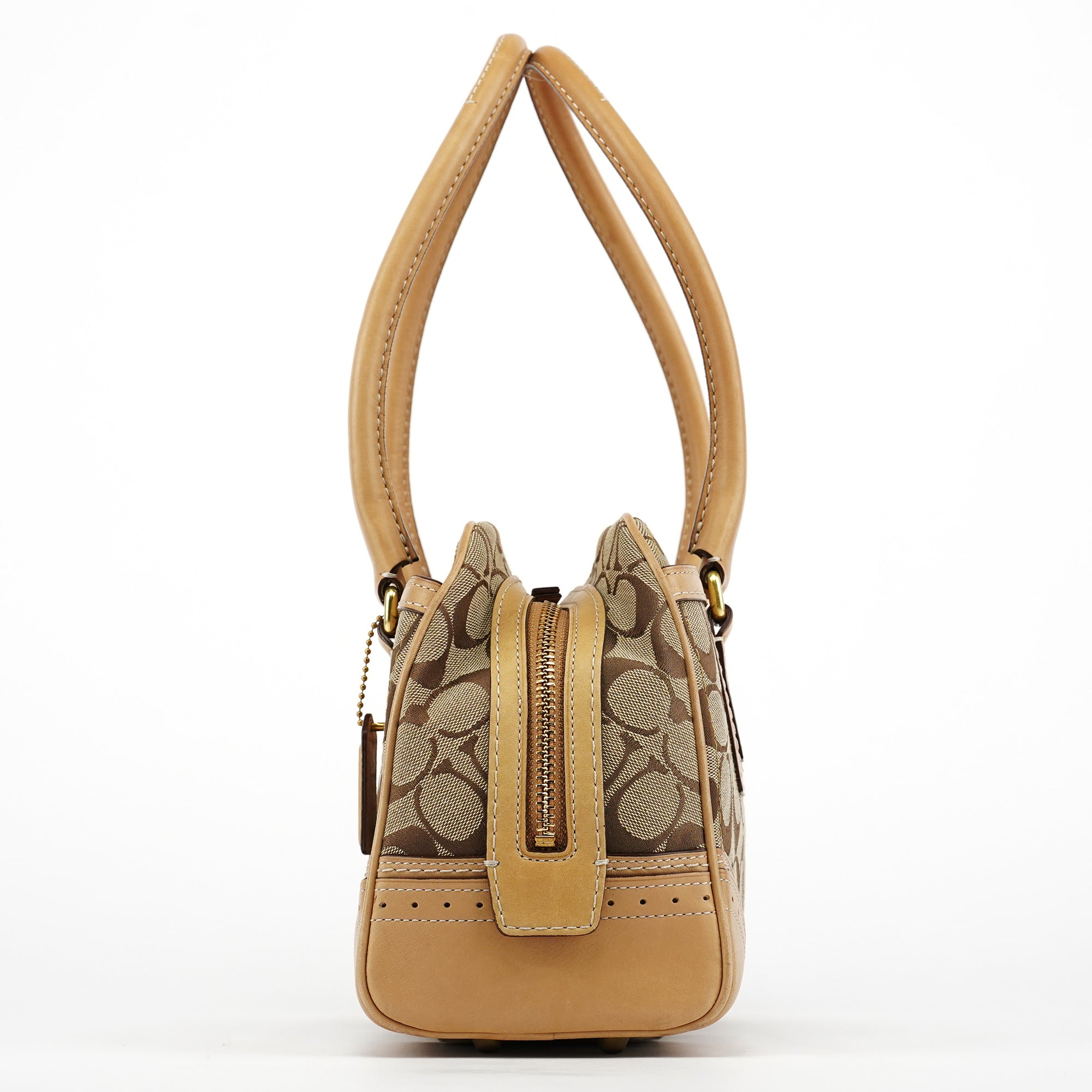 Beige Tan Signature Tote Bag