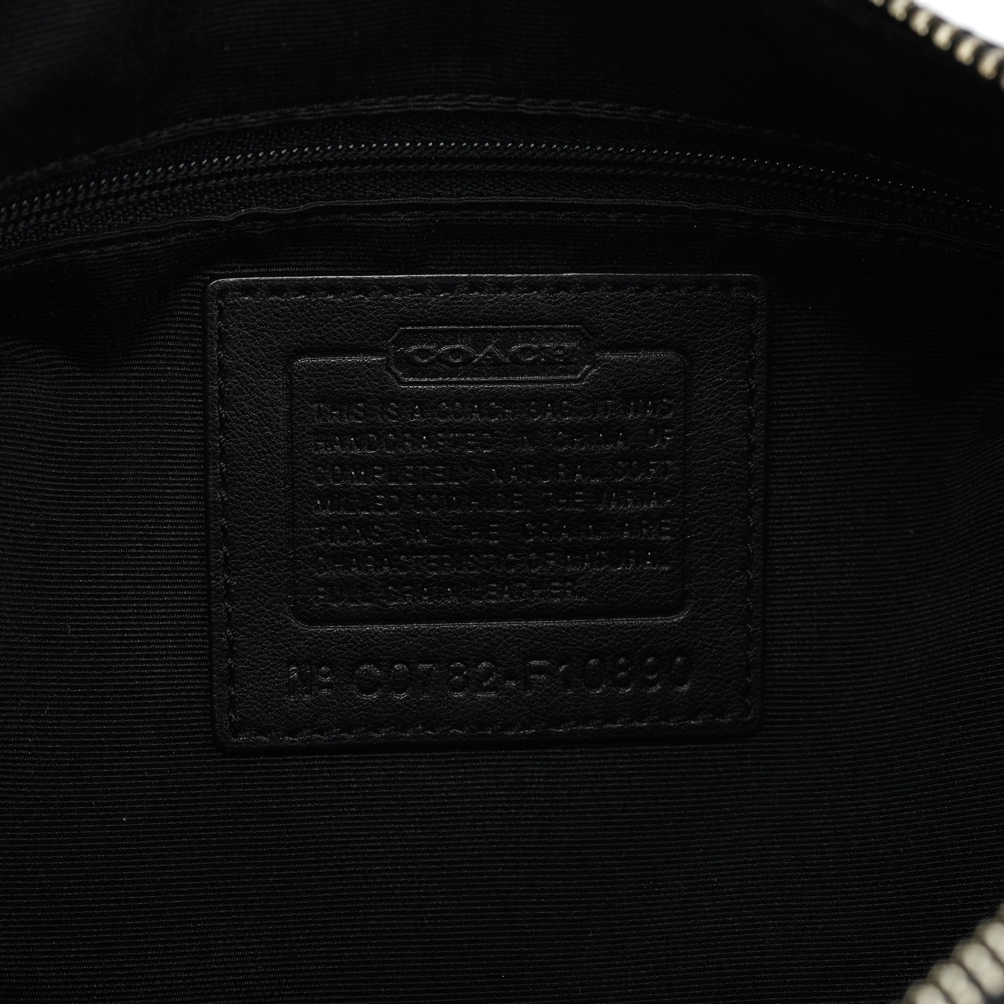 Black Grained Leather Chelsea Shoulder Bag