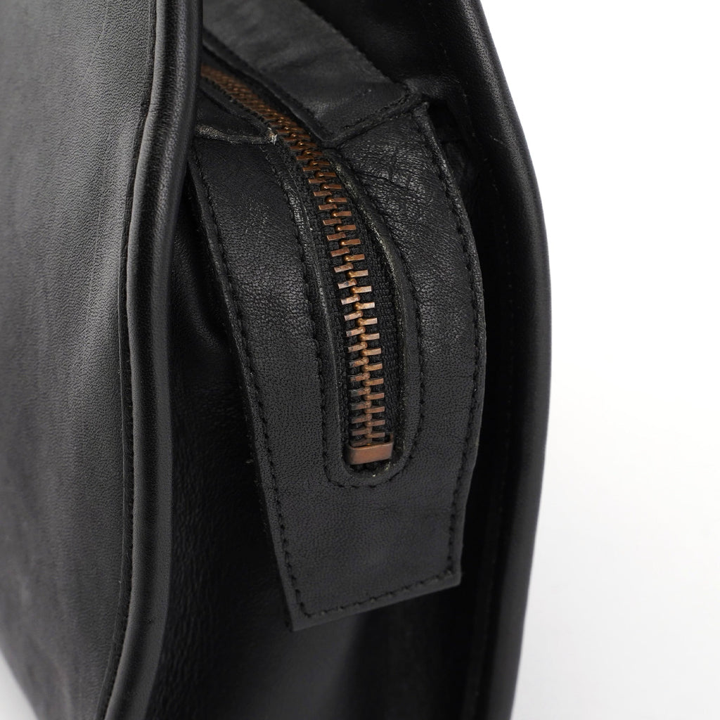 Black Leather Ergo Handbag