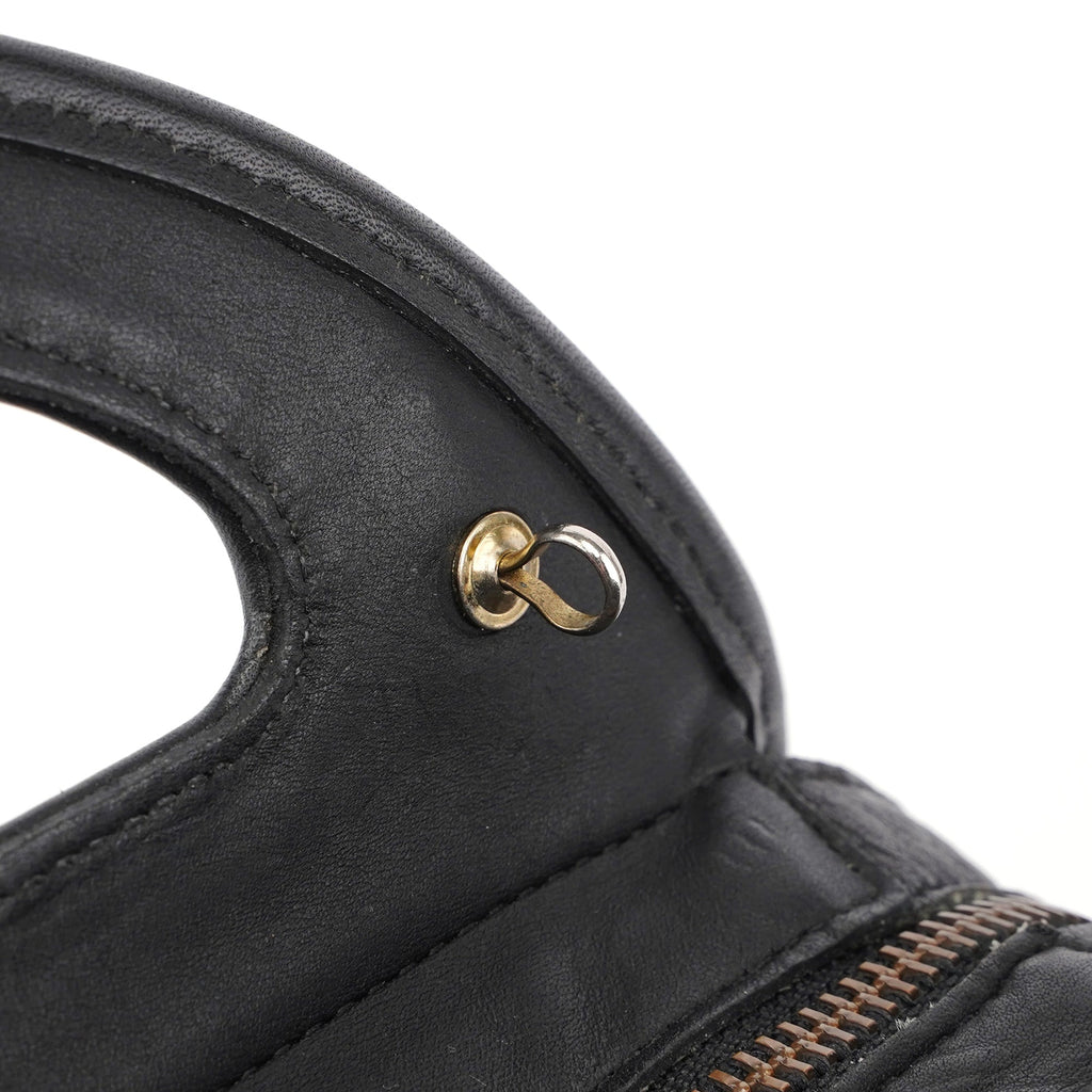 Black Leather Ergo Handbag