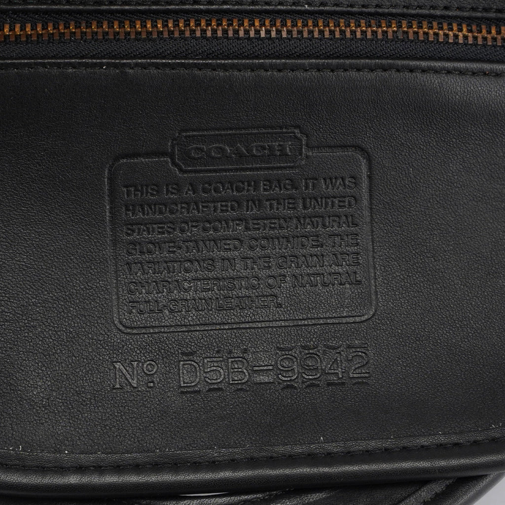 Black Leather Ergo Handbag