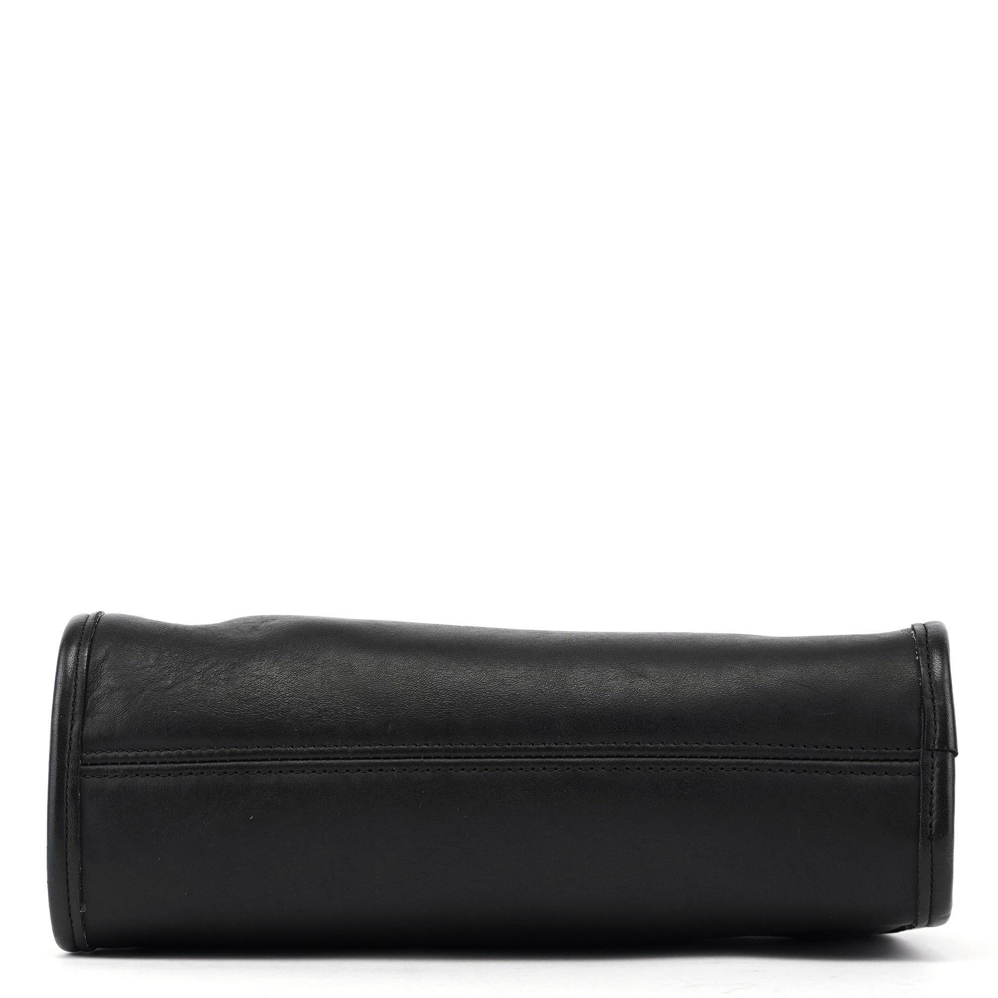 Black Leather Ergo Handbag