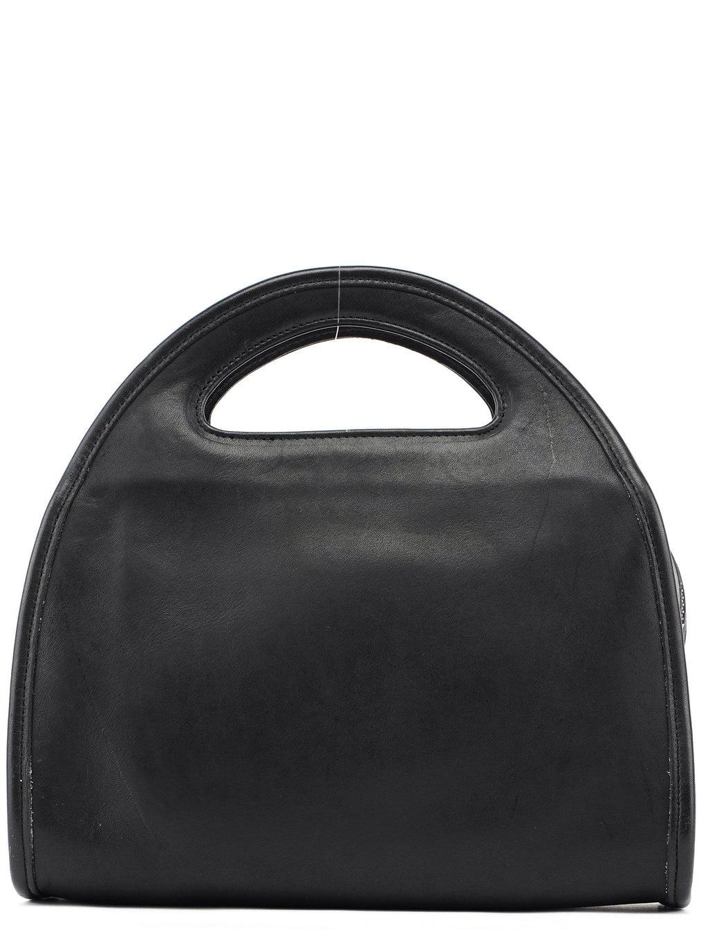 Black Leather Ergo Handbag