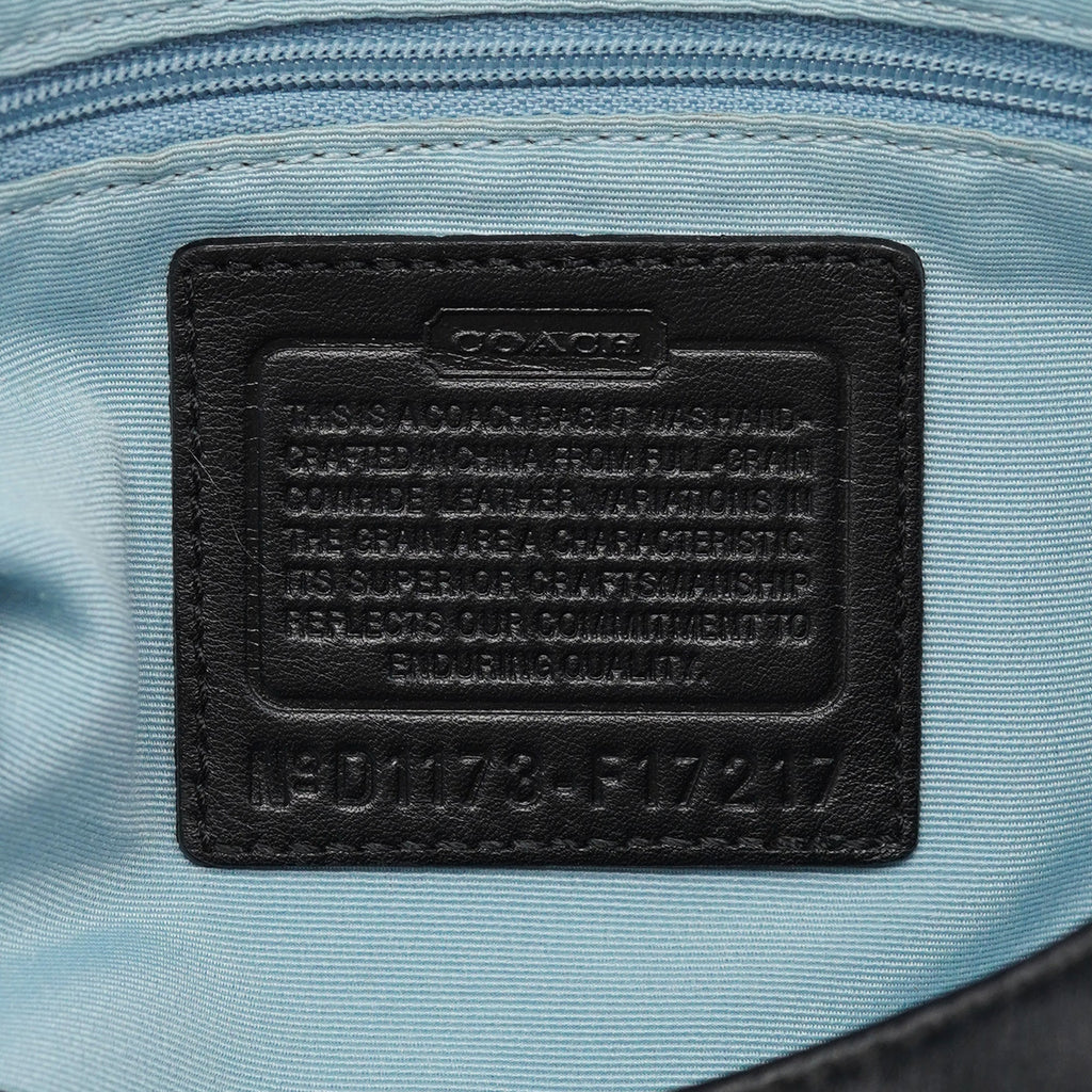 Black Leather Soho Shoulder Bag