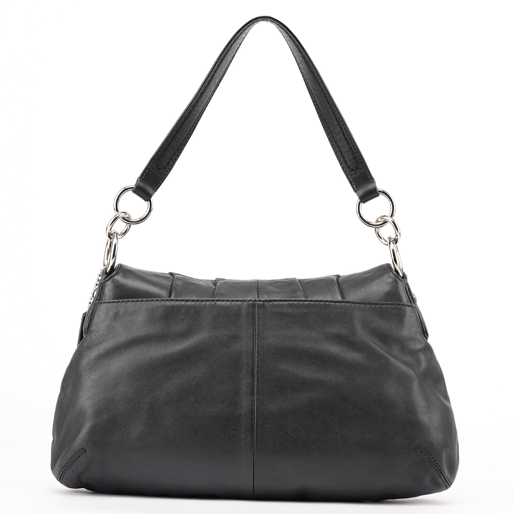 Black Leather Soho Shoulder Bag