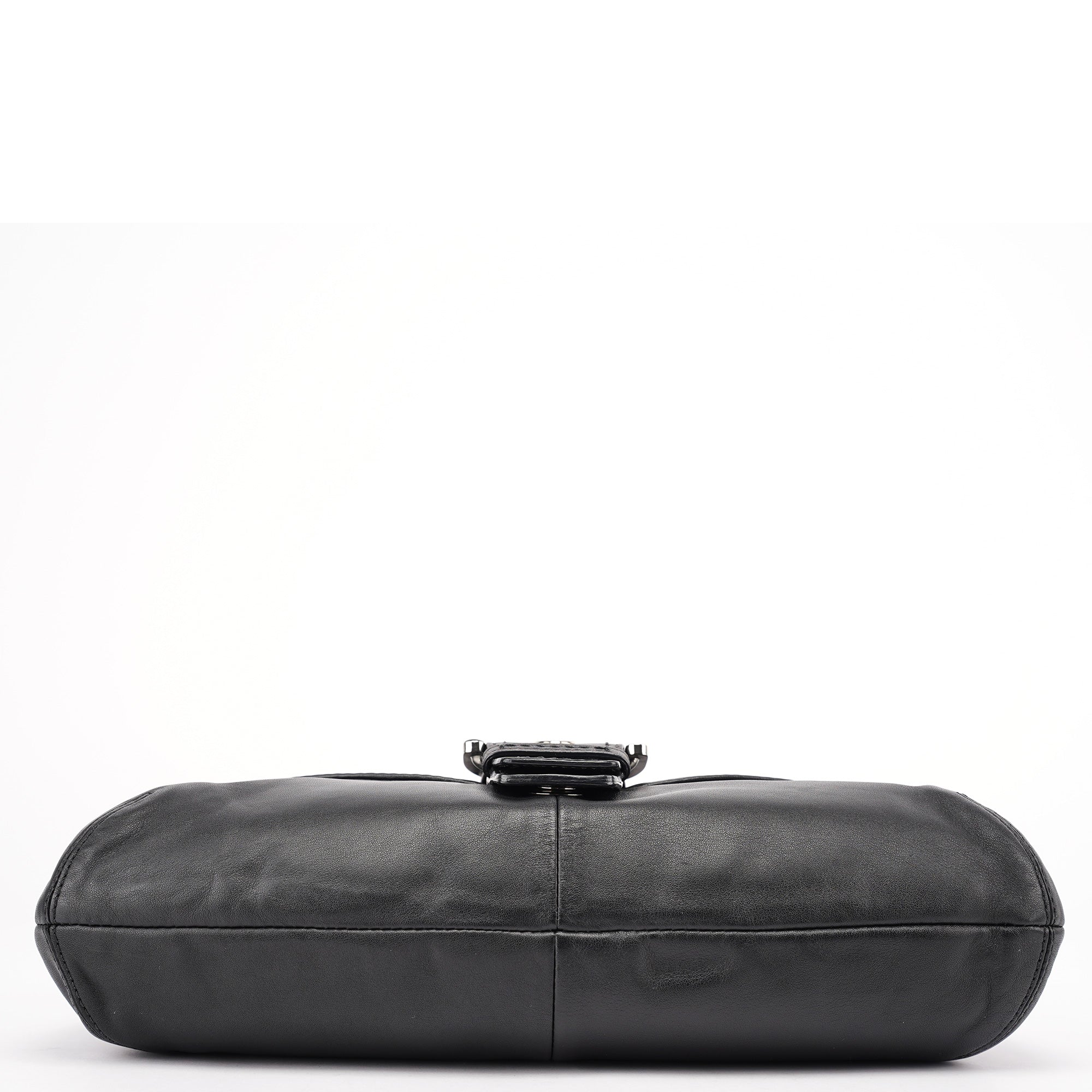 Black Leather Soho Shoulder Bag