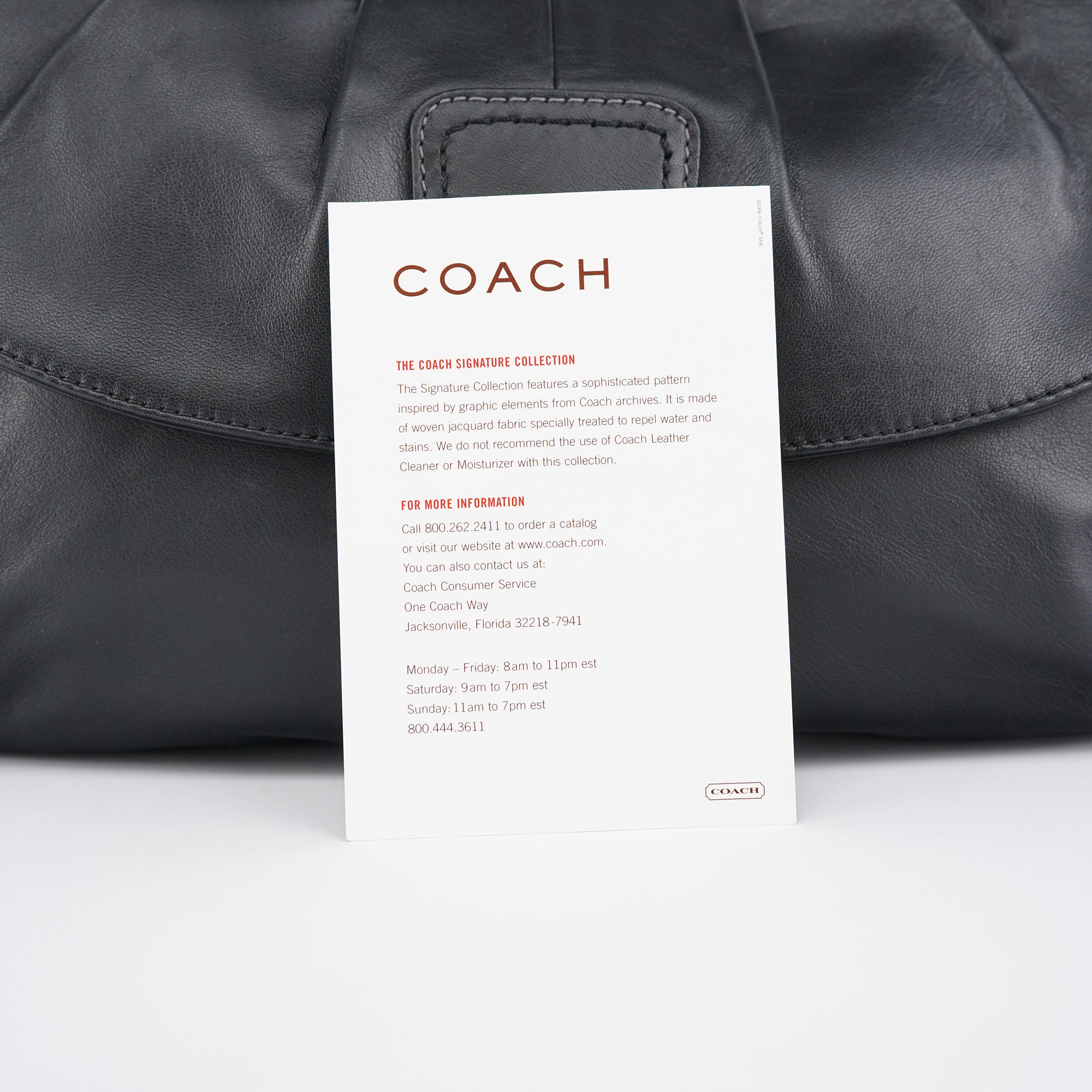 Black Leather Soho Shoulder Bag