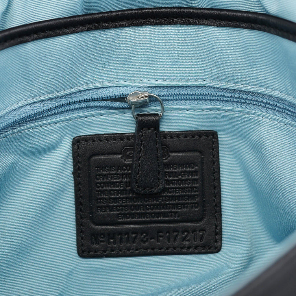 Black Leather Soho Shoulder Bag