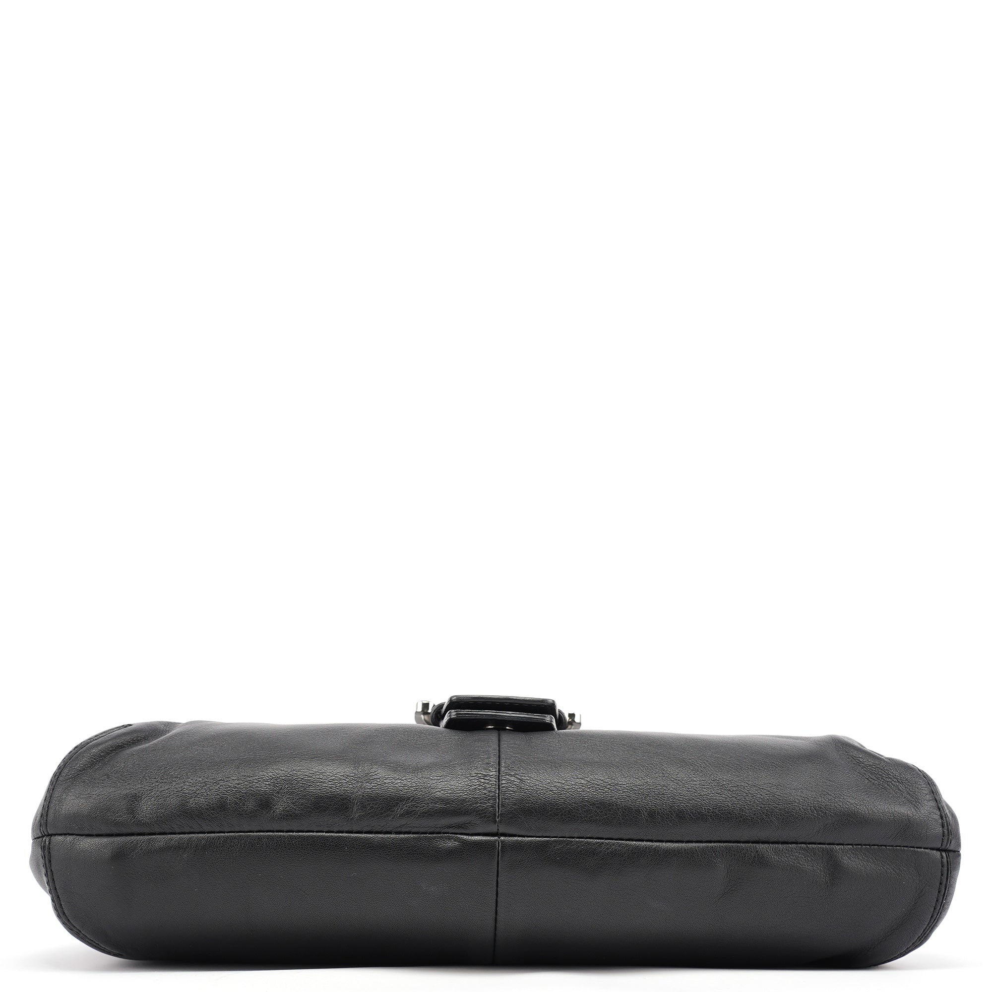 Black Leather Soho Shoulder Bag