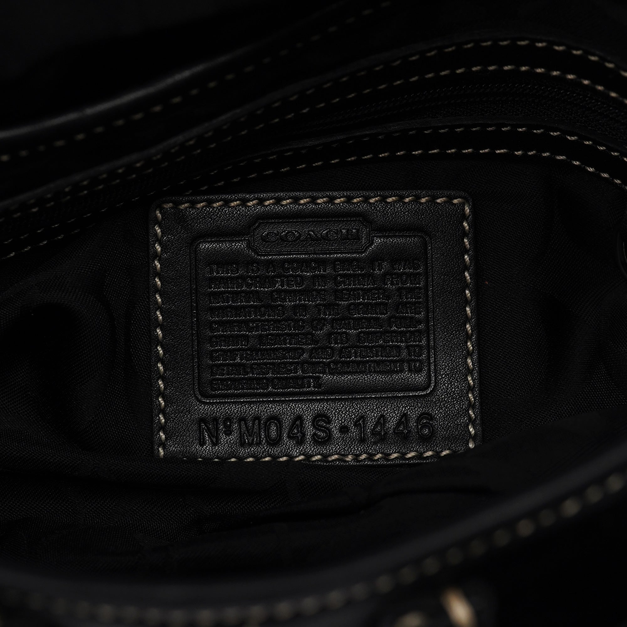 Black Leather Soho Shoulder Bag