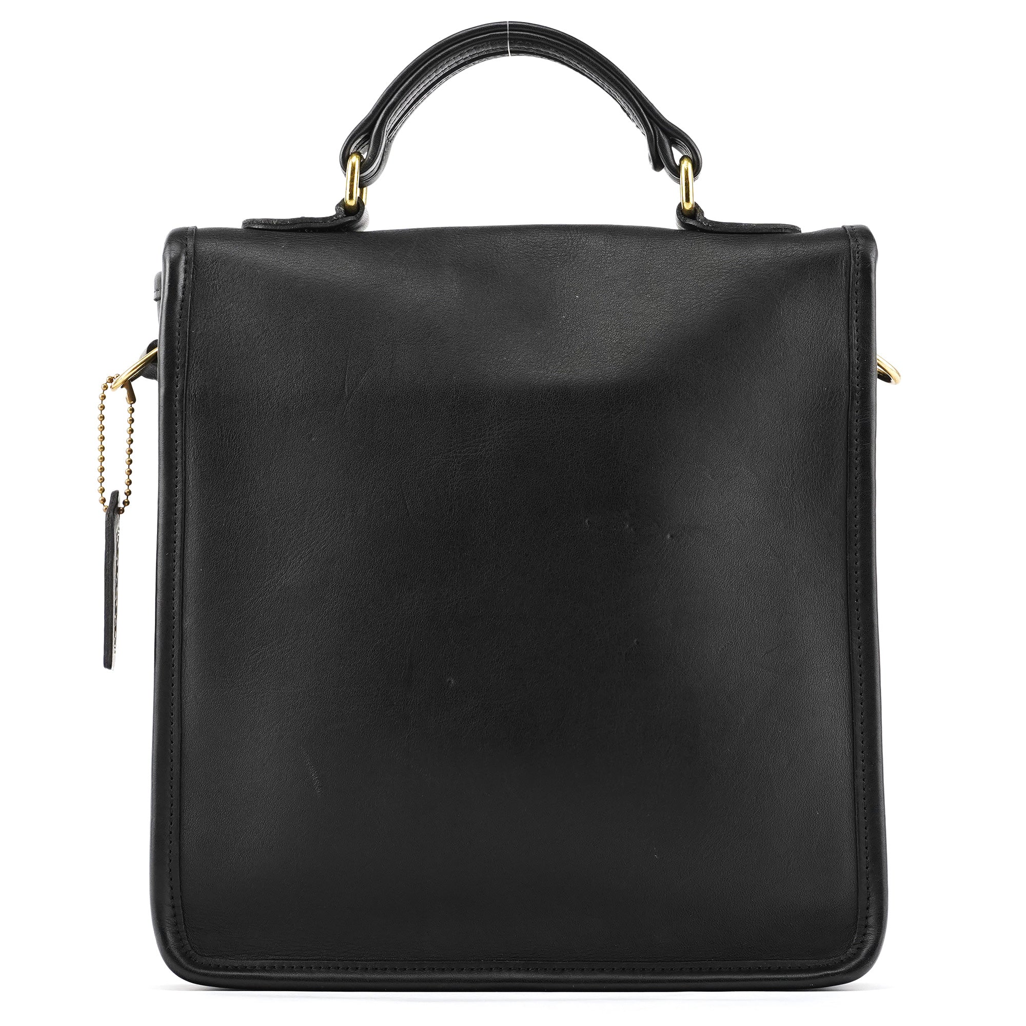Black Leather Willis 2-Way Bag