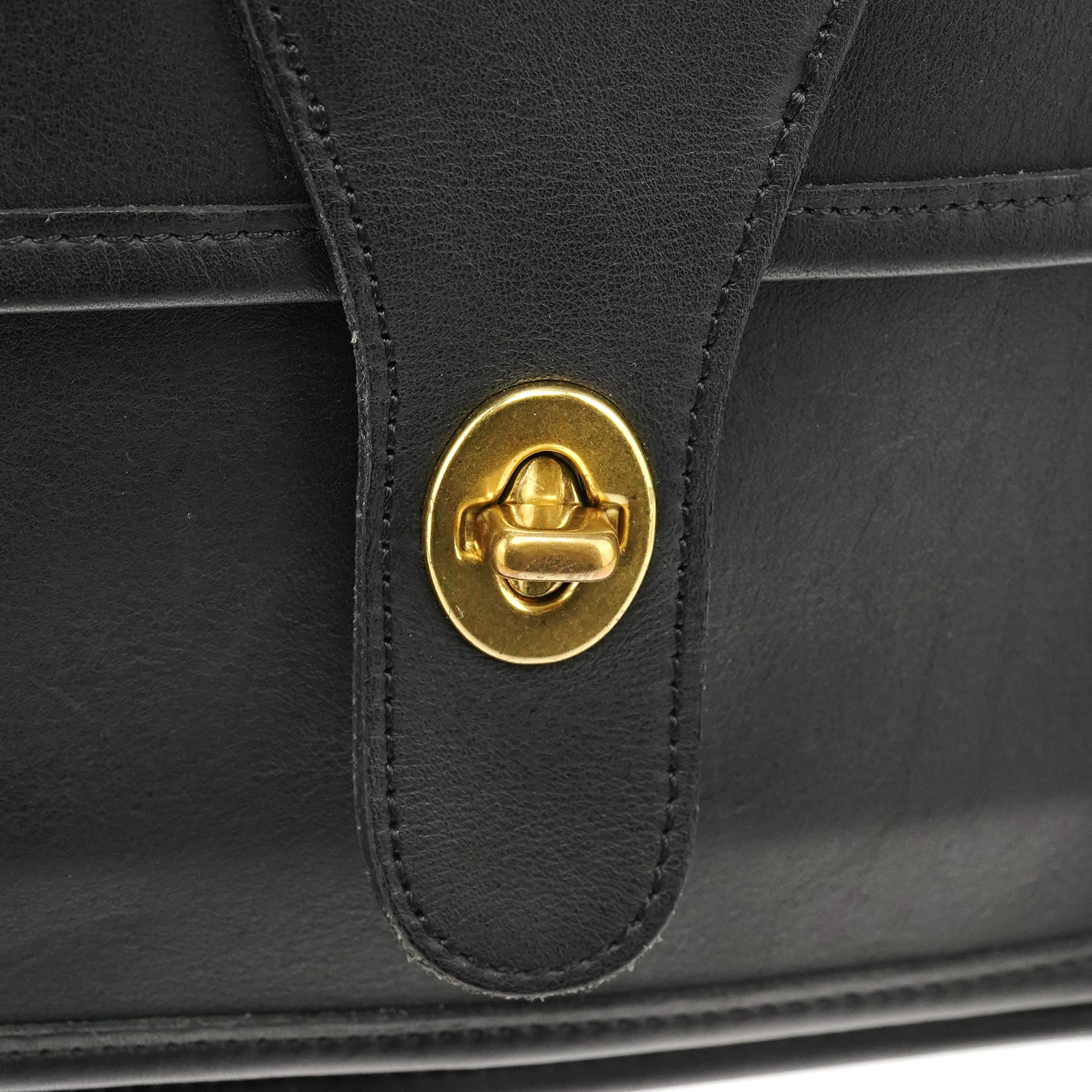 Black Leather Willis 2-Way Bag