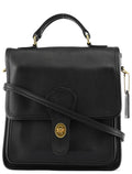 Black Leather Willis 2-Way Bag
