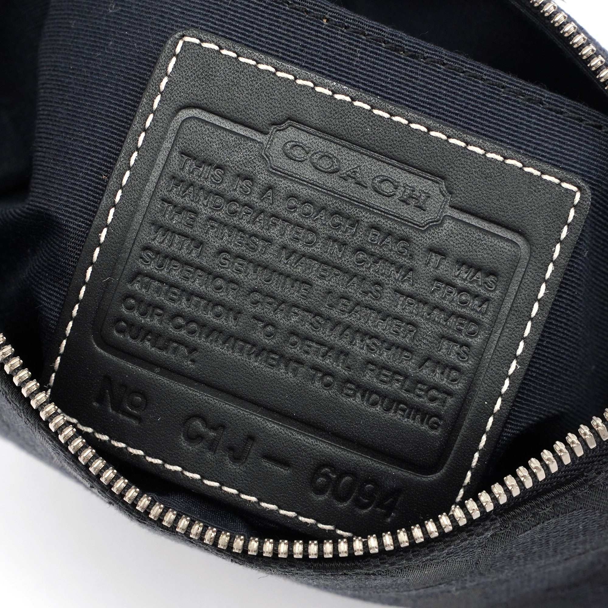 Black Monogram Canvas Calfskin Shoulder Bag