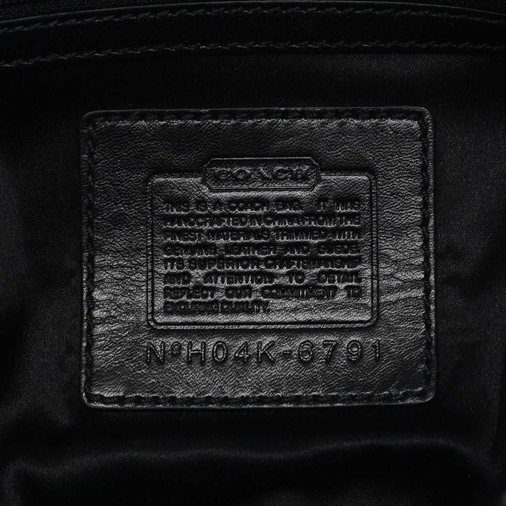 Black Quilted Nylon Shoulder Bag