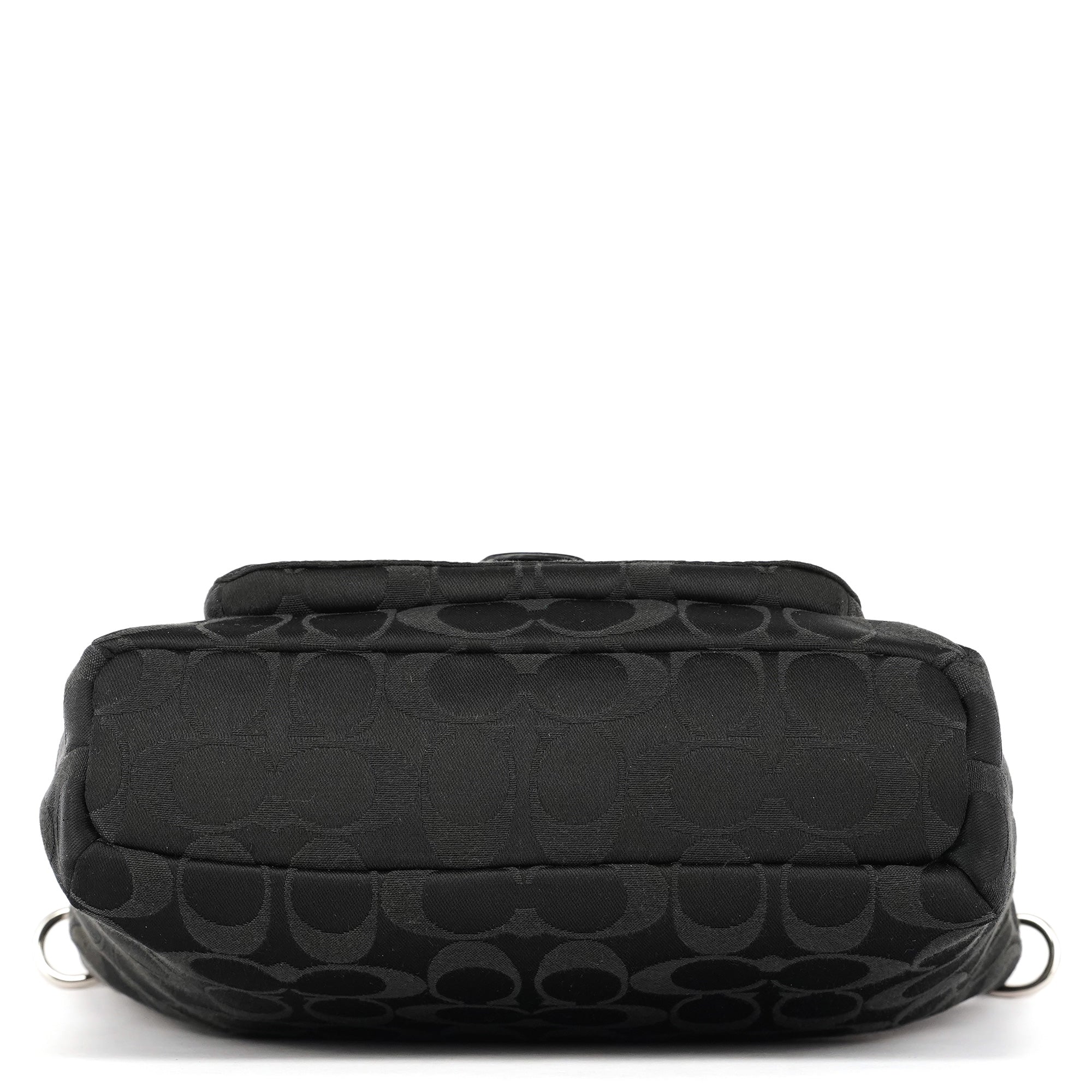 Black Signature Canvas Soho Tote Bag