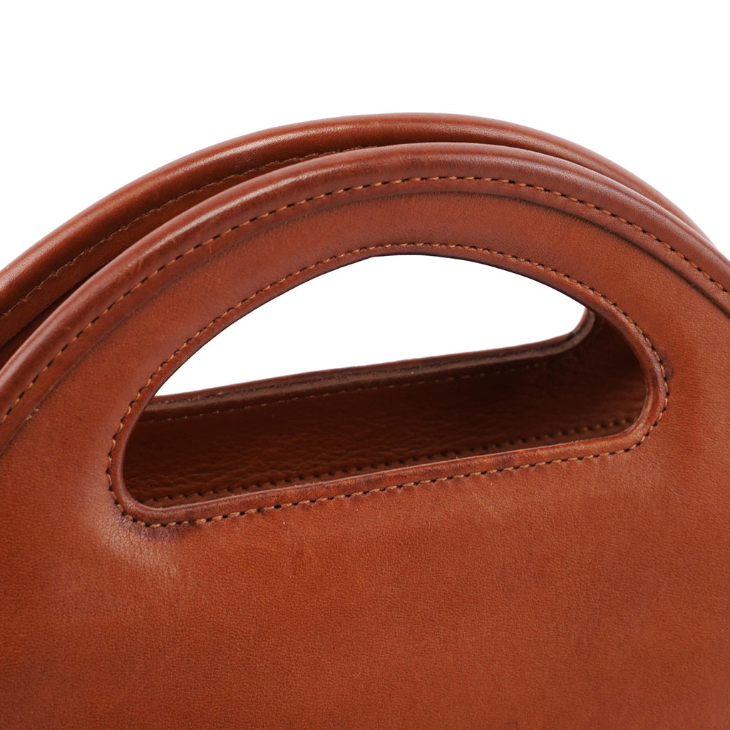 Brown Leather Ergo Handbag