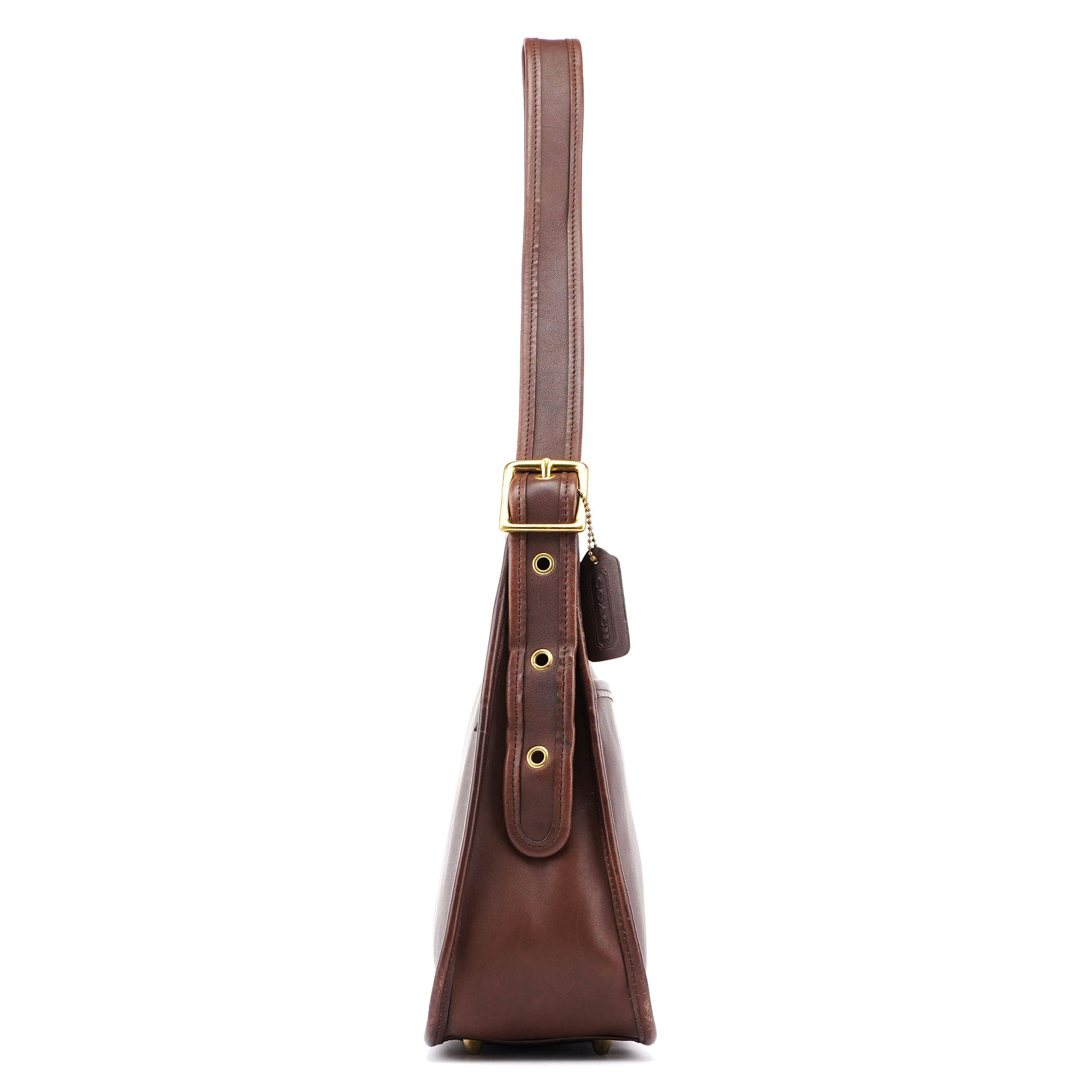 Brown Leather Ergo Shoulder Bag