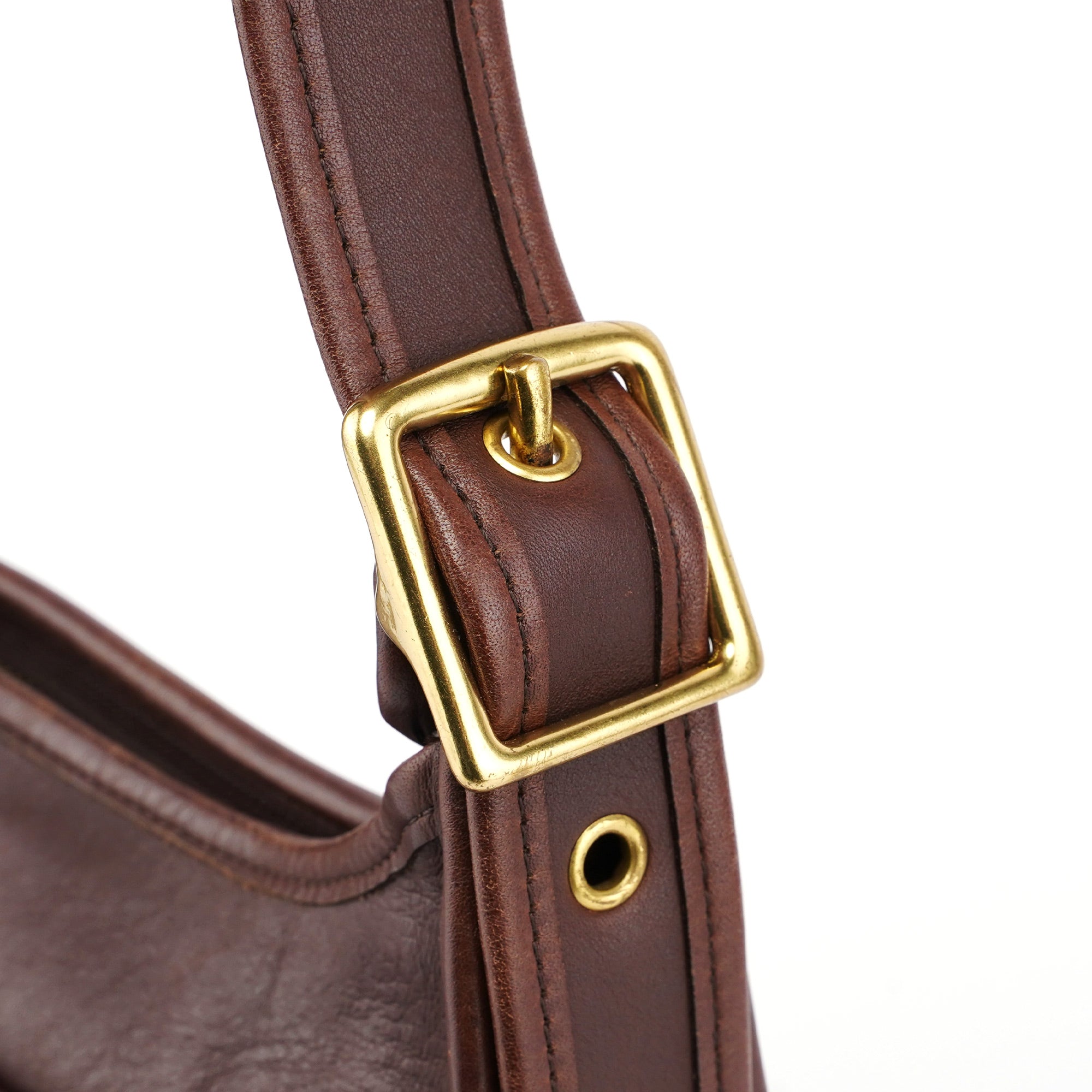 Brown Leather Ergo Shoulder Bag