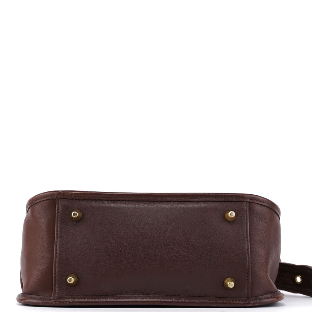 Brown Leather Ergo Shoulder Bag