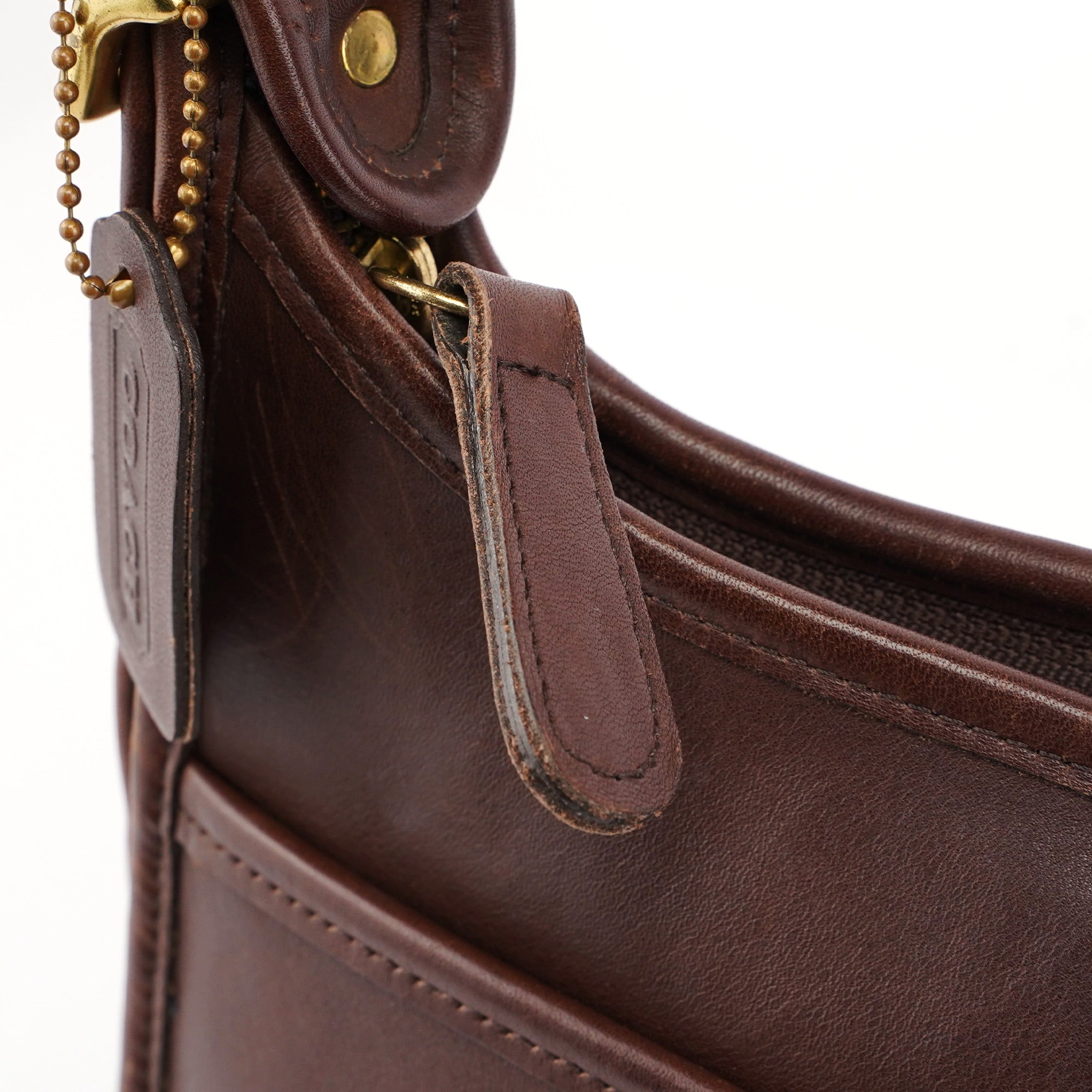 Brown Leather Ergo Shoulder Bag