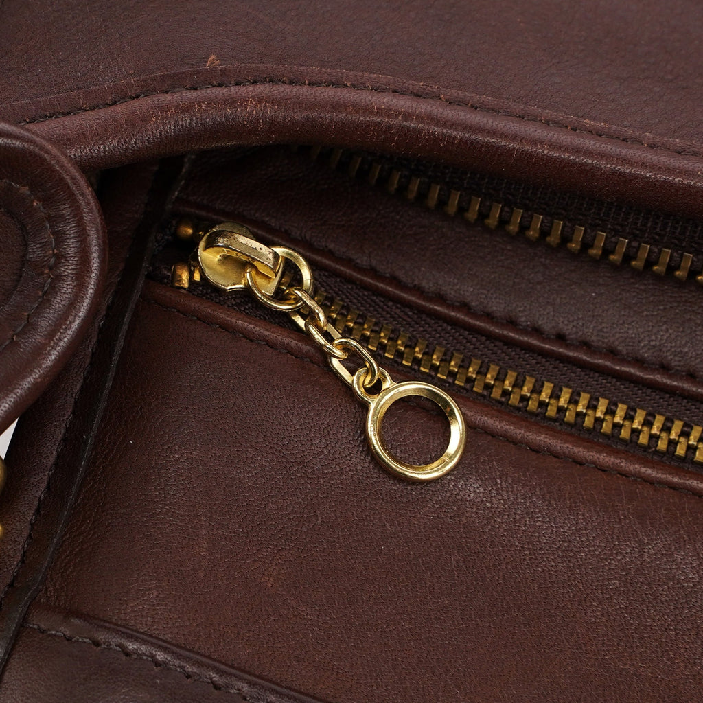 Brown Leather Ergo Shoulder Bag