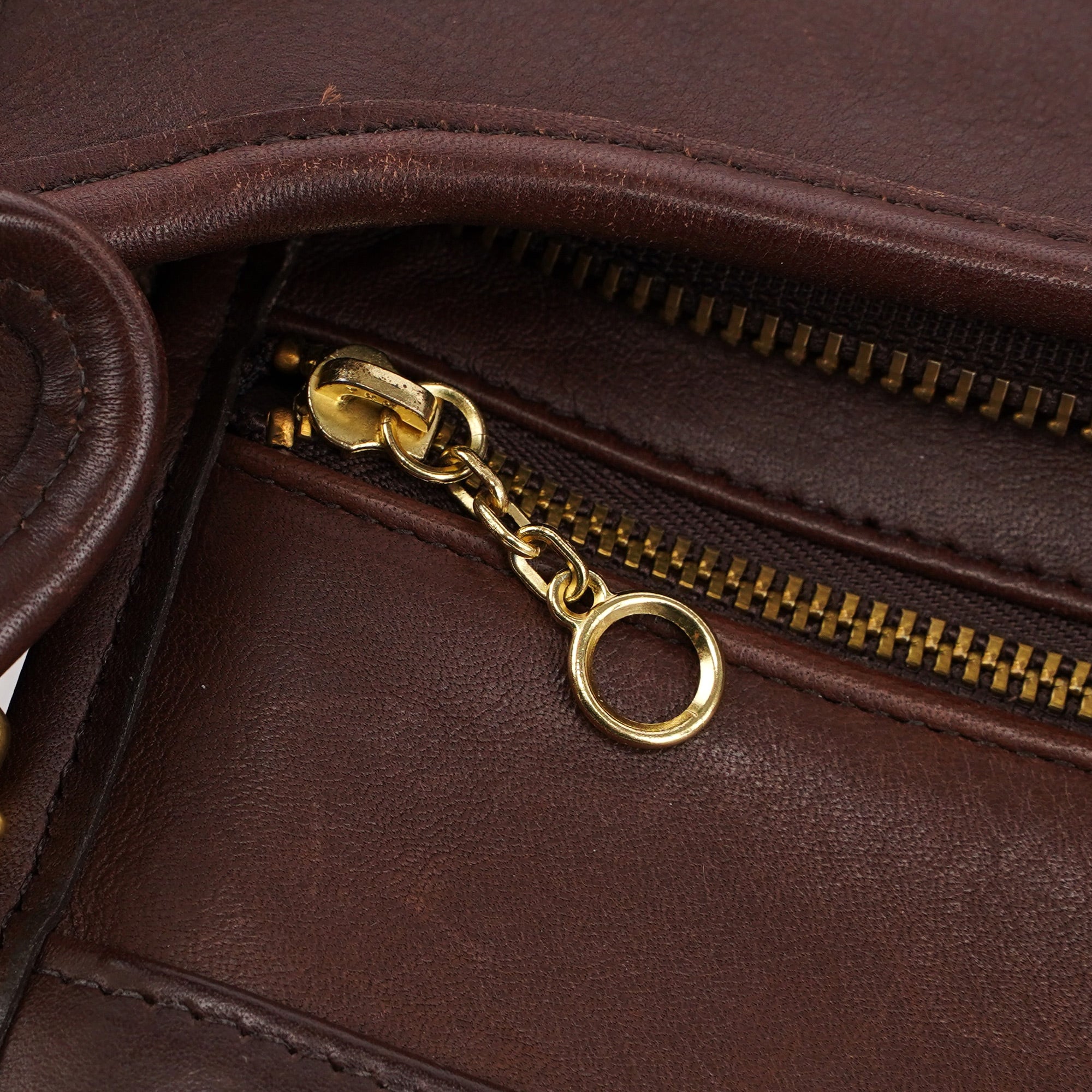 Brown Leather Ergo Shoulder Bag