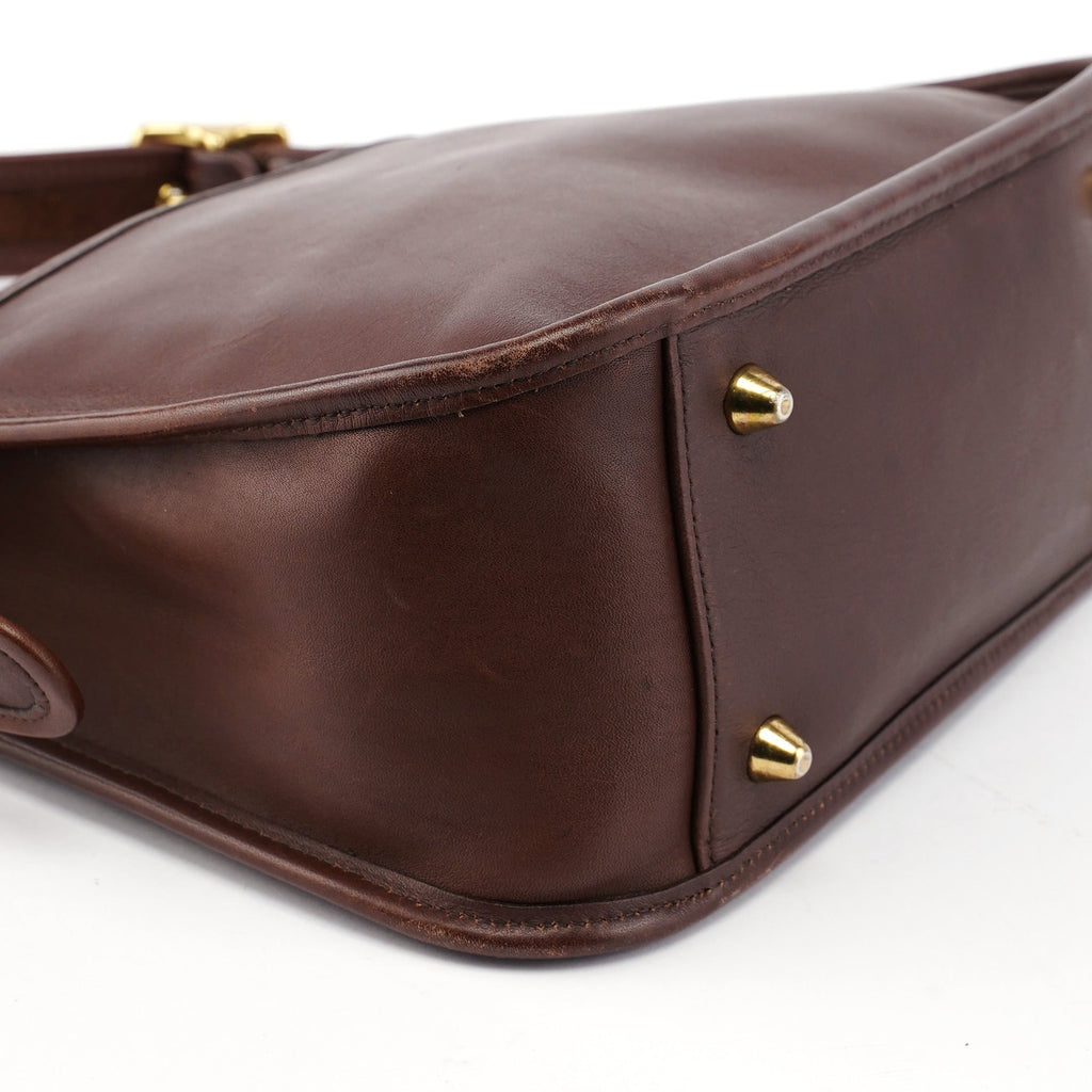 Brown Leather Ergo Shoulder Bag