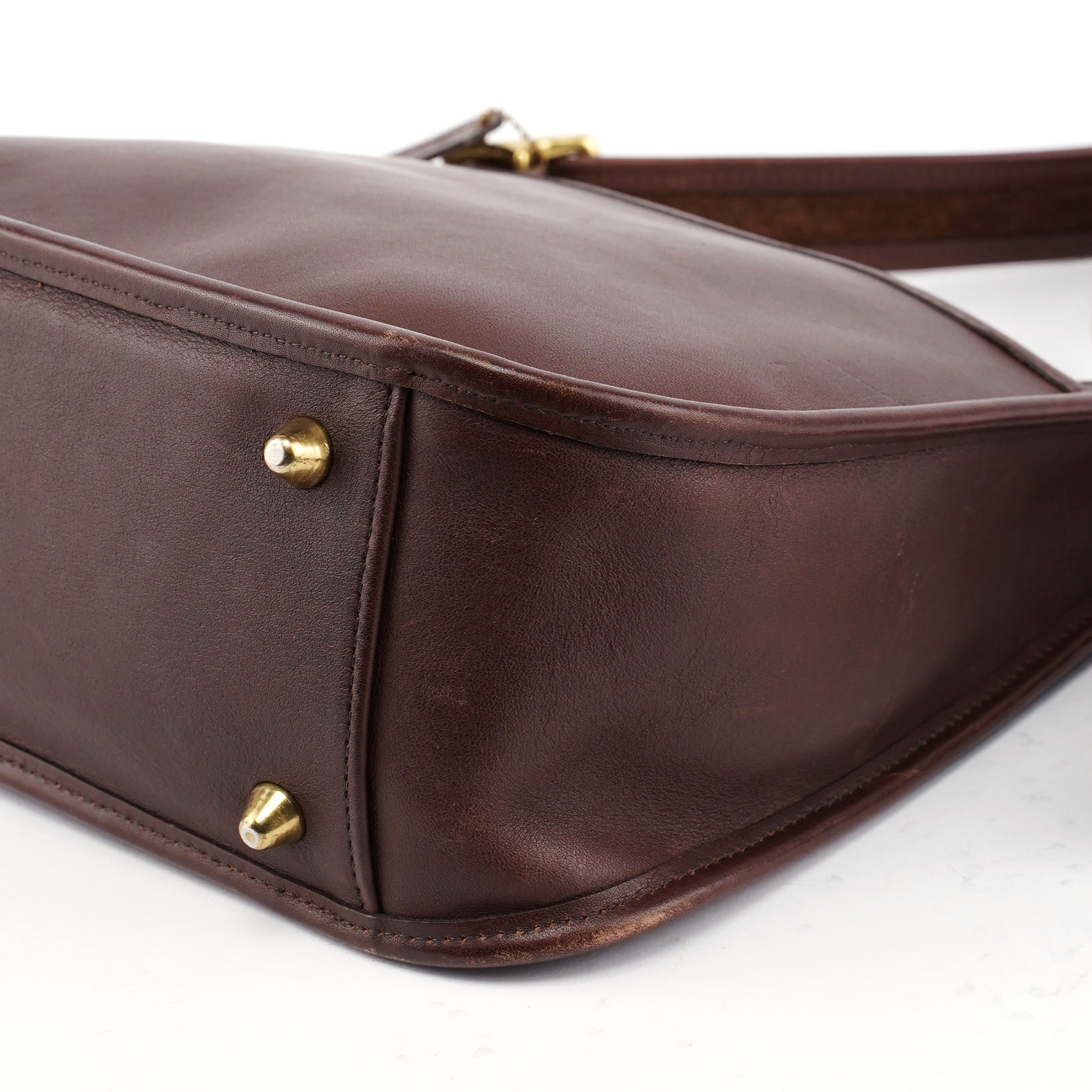 Brown Leather Ergo Shoulder Bag