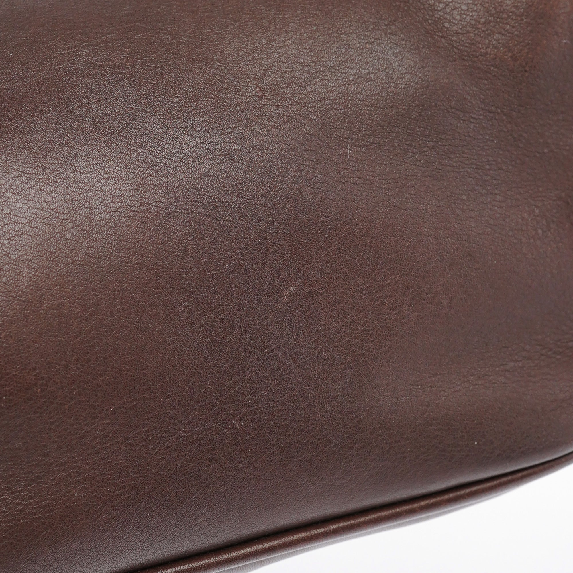 Brown Leather Hobo Shoulder Bag