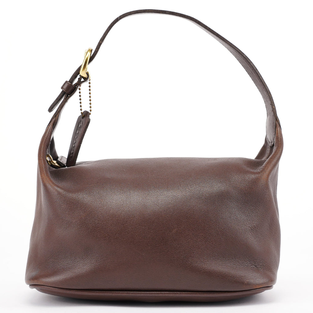 Brown Leather Hobo Shoulder Bag