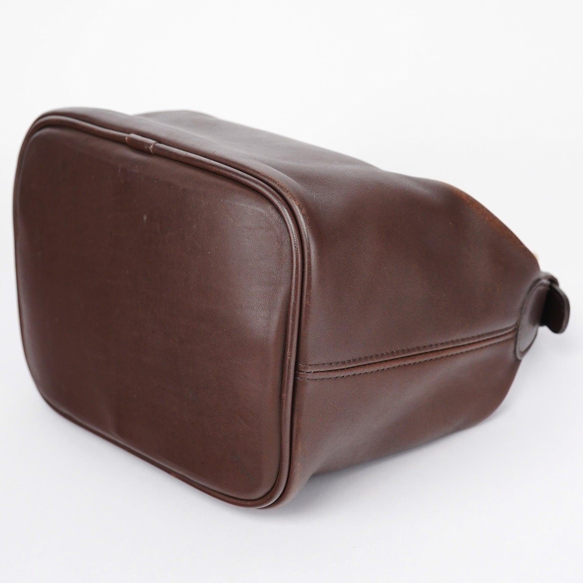 Brown Leather Hobo Shoulder Bag