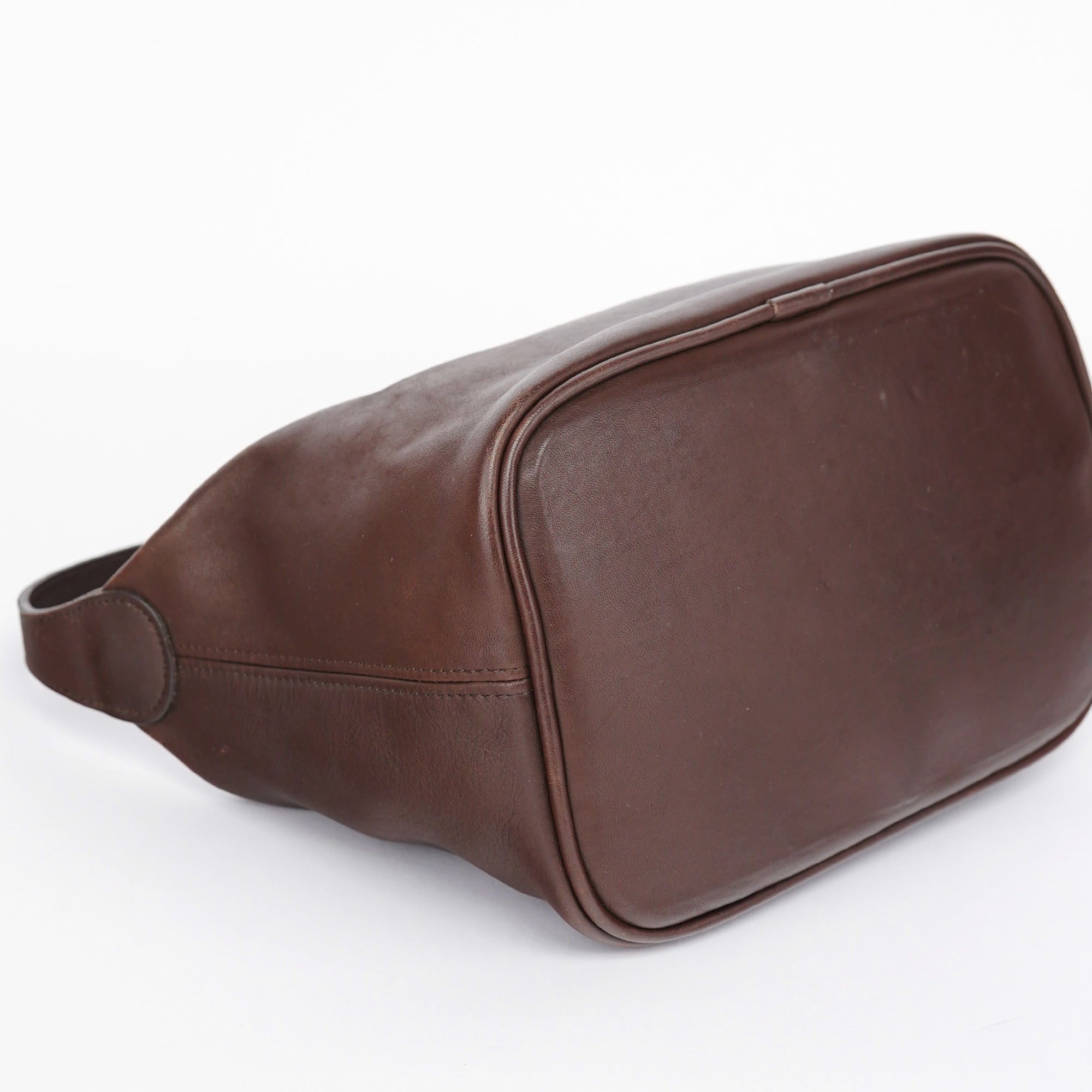 Brown Leather Hobo Shoulder Bag