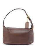 Brown Leather Hobo Shoulder Bag