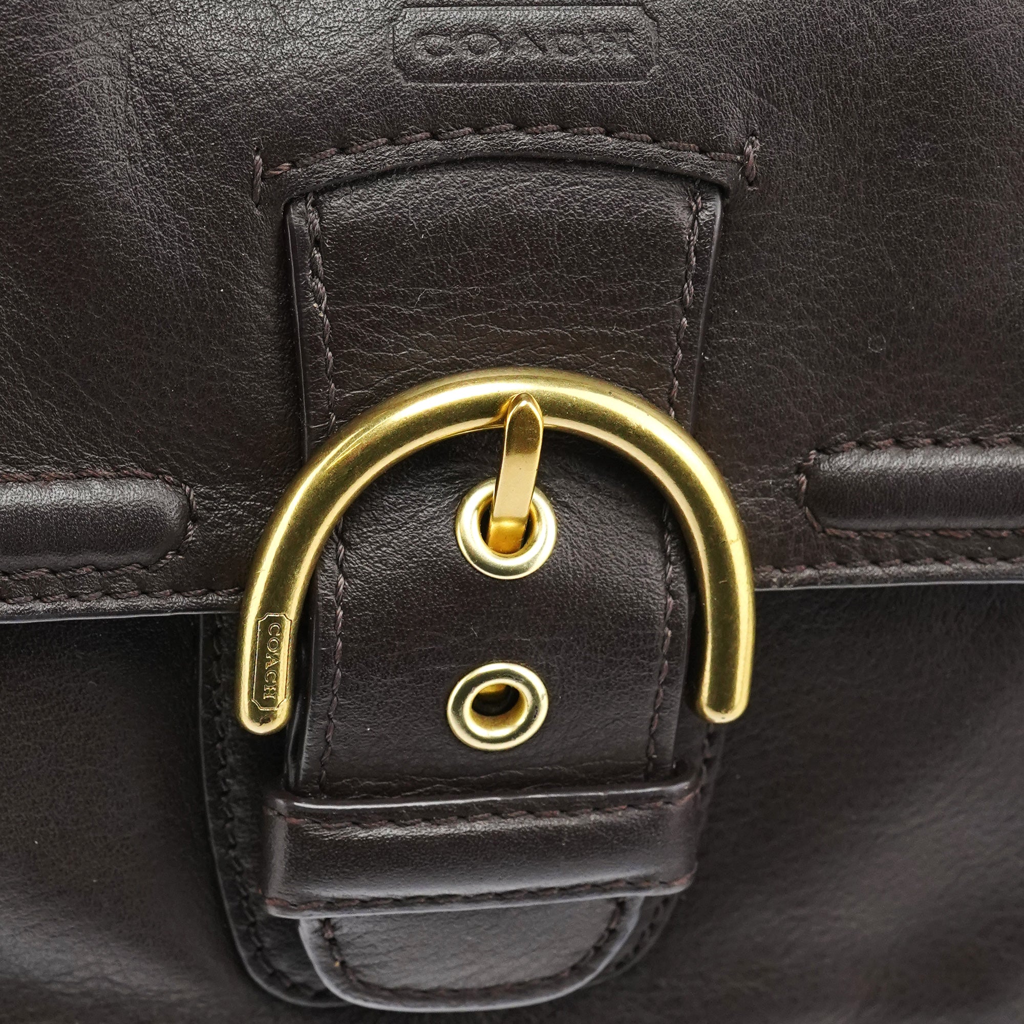 Brown Leather Soho 2-Way Bag