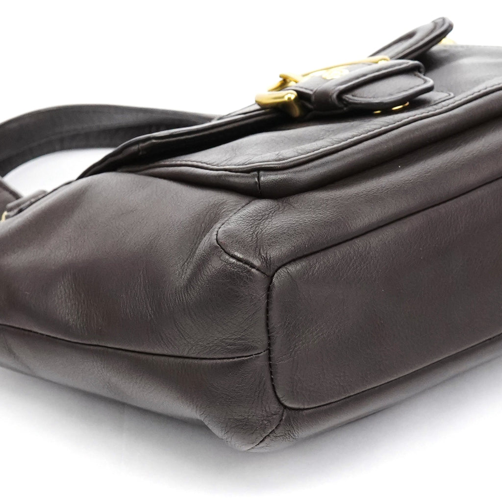 Brown Leather Soho 2-Way Bag