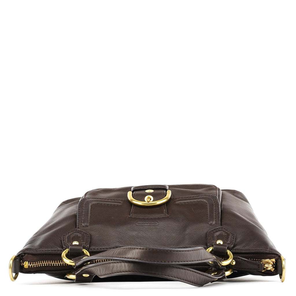 Brown Leather Soho 2-Way Bag