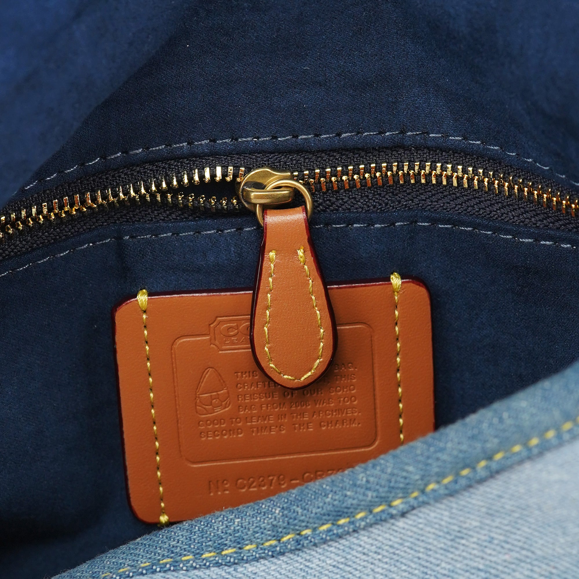CR737 Denim Soho Shoulder. Bag