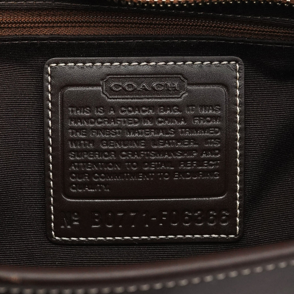 F06366 Beige Brown Signature Soho Tote Bag