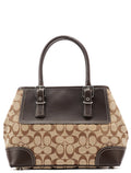 F06366 Beige Brown Signature Soho Tote Bag