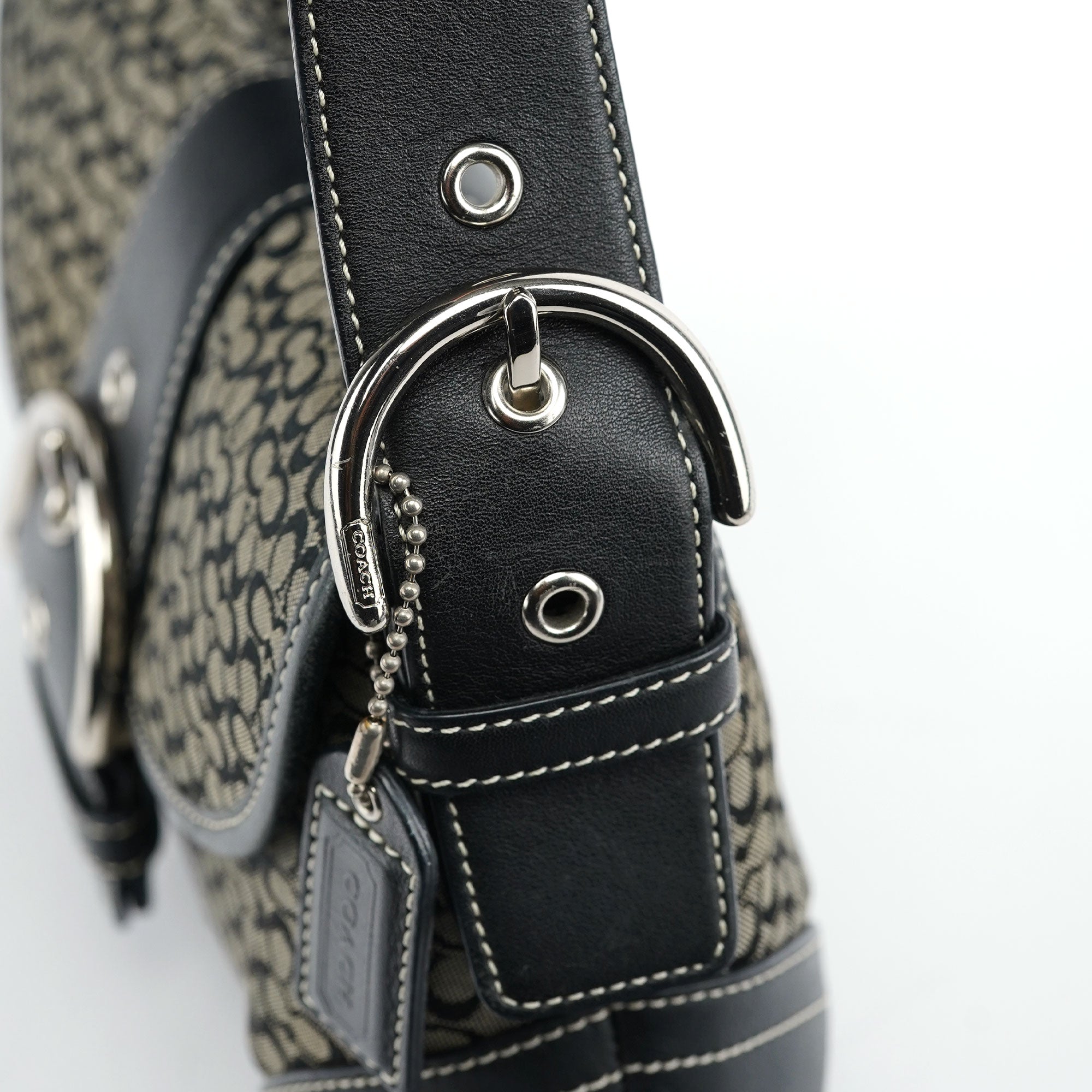 F06818 Grey Soho Shoulder Bag