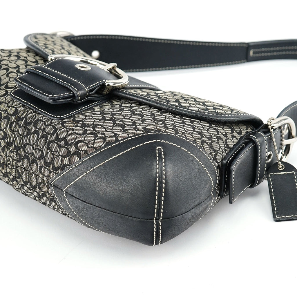 F06818 Grey Soho Shoulder Bag