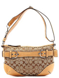 F07077 Beige Tan Signature Canvas Soho 2-Way Bag