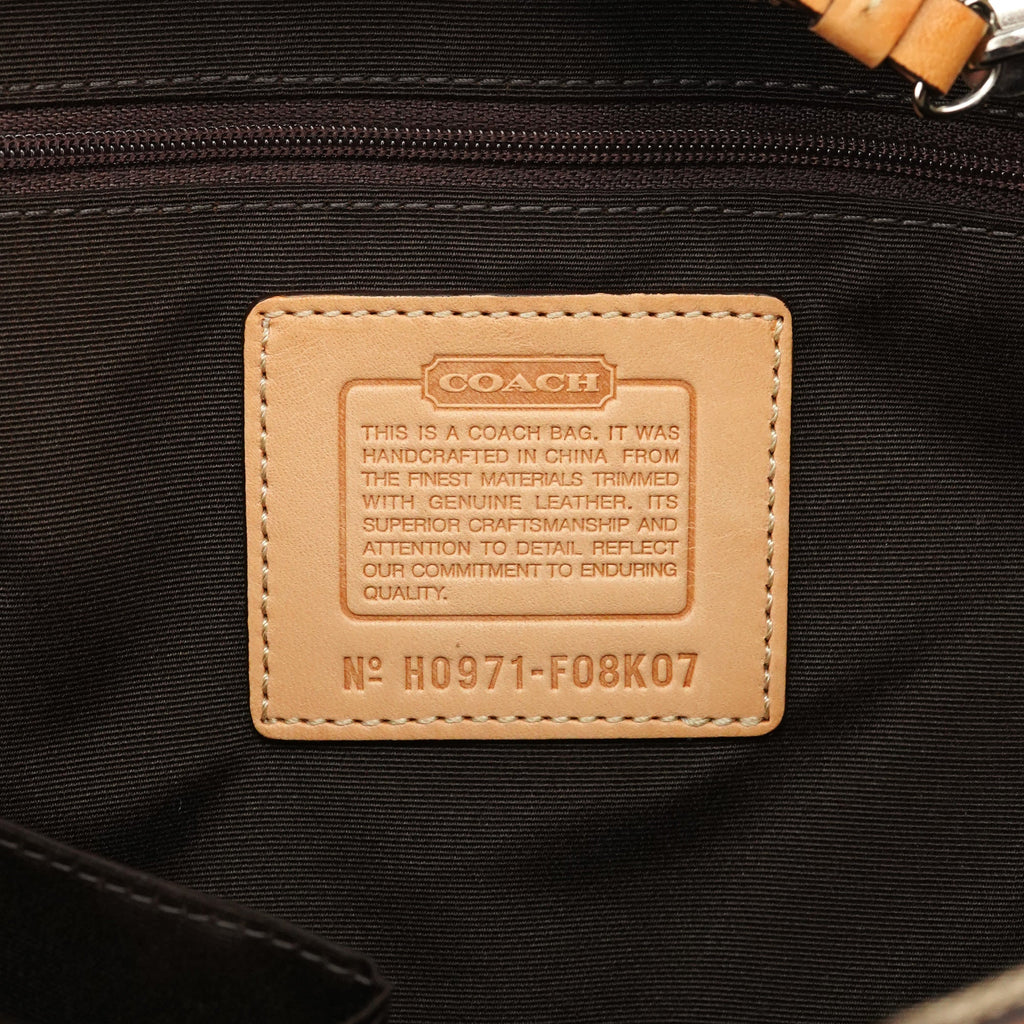 F08K07 Beige Tan Signature Hampton Tote Bag
