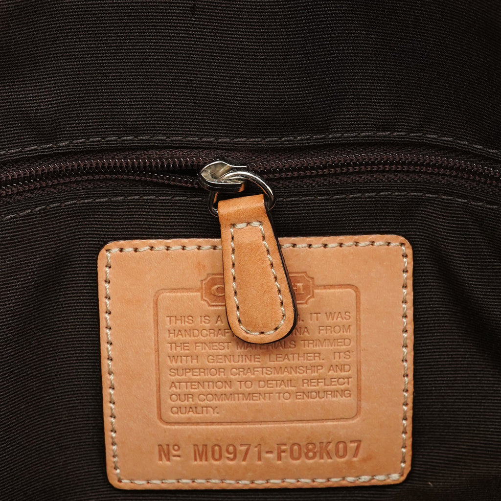F08K07 Beige Tan Signature Tote Bag