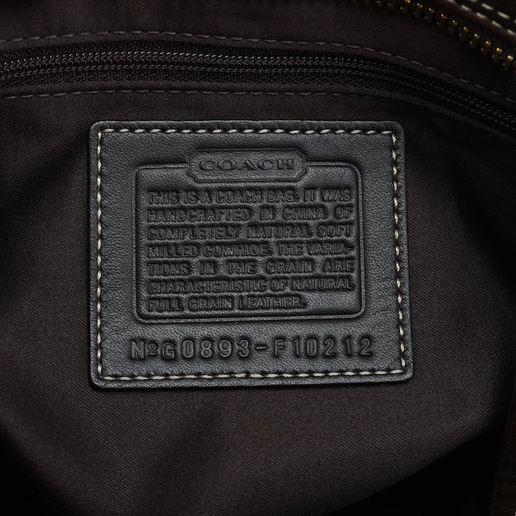 F10212 Brown Pebbled Leather Hamptons Tote Bag