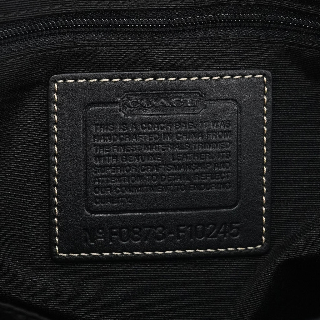 F10245 Black Signature Hamptons Tote Bag